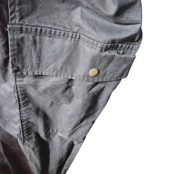 Future Collective Black Cargo Pants With Pockets & Zip Details Size 20 - Picture 4 of 10